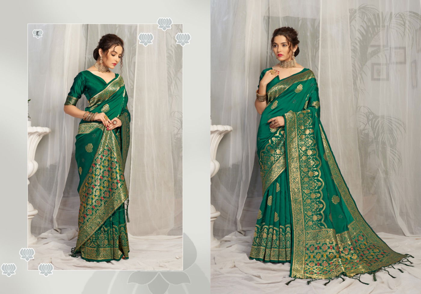 Ynf Mul Mul Banarasi Silk Sarees Catalog
